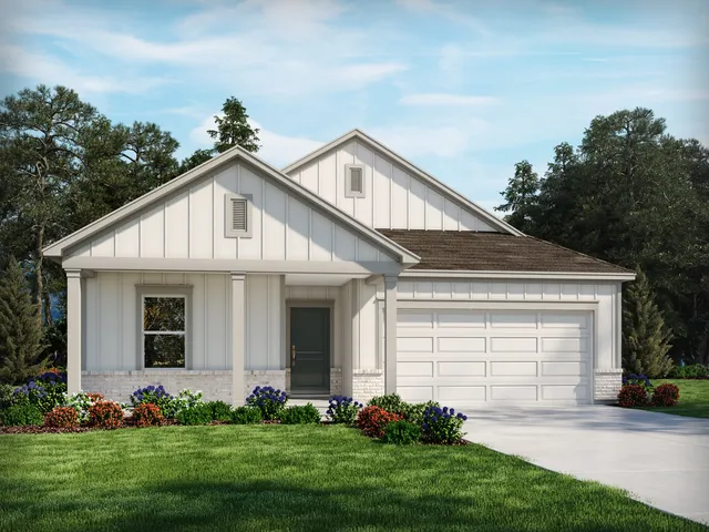 a view of a house with garden