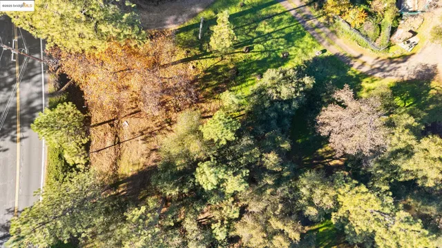 a view of a lake with a mountain in the background