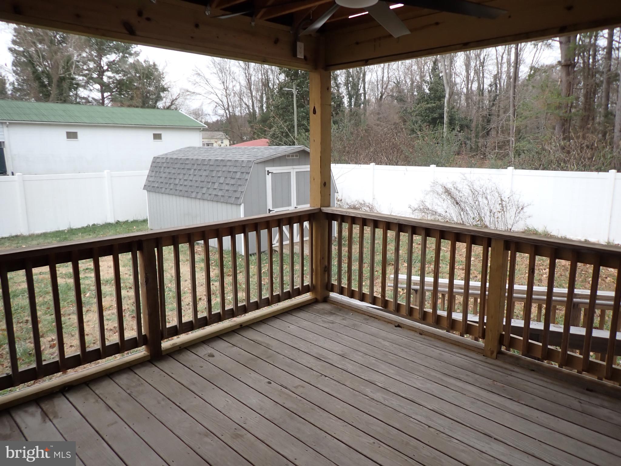 95 Rolando Drive Colonial Beach, VA 22443 - Photo 11 of 39 a view of balcony with wooden floor