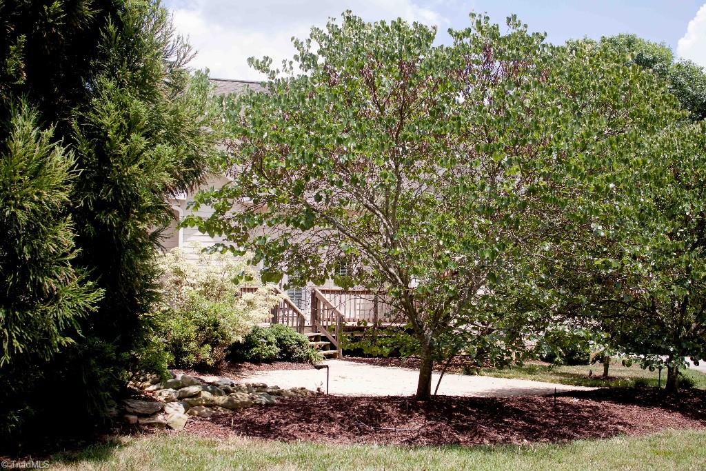 4801 Fox Chase Road Greensboro, NC 27410 - Photo 30 of 30 Lovely, shaded patio.