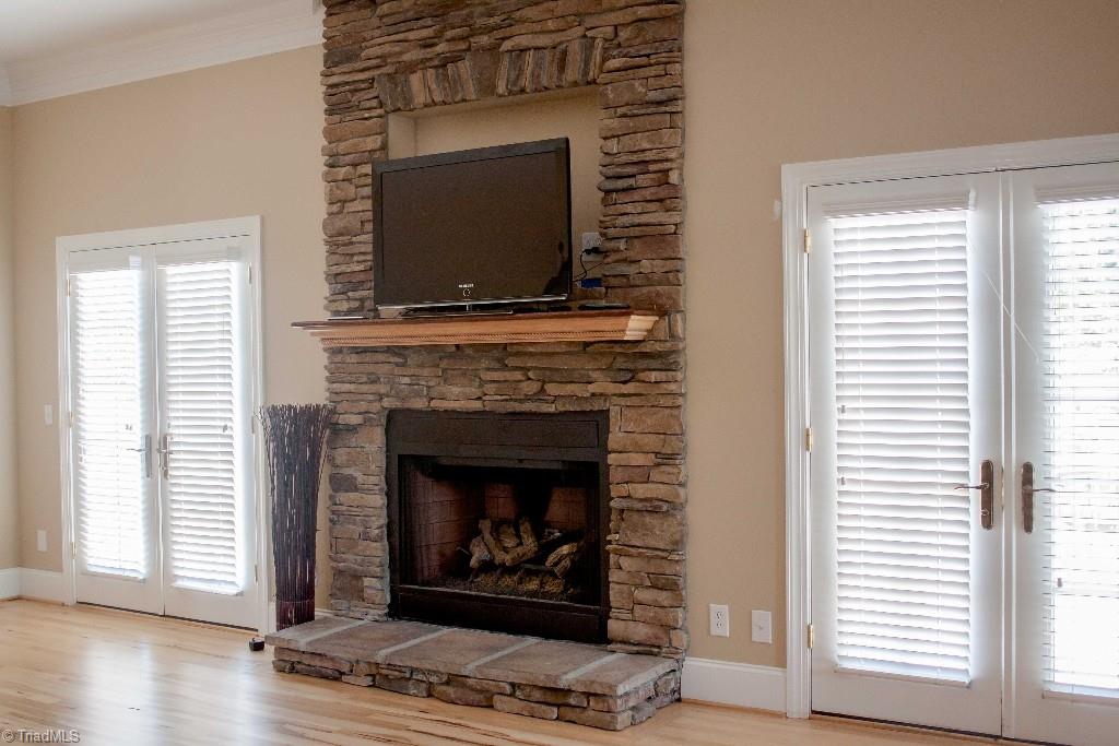 4801 Fox Chase Road Greensboro, NC 27410 - Photo 6 of 30 Custom stone fireplace.