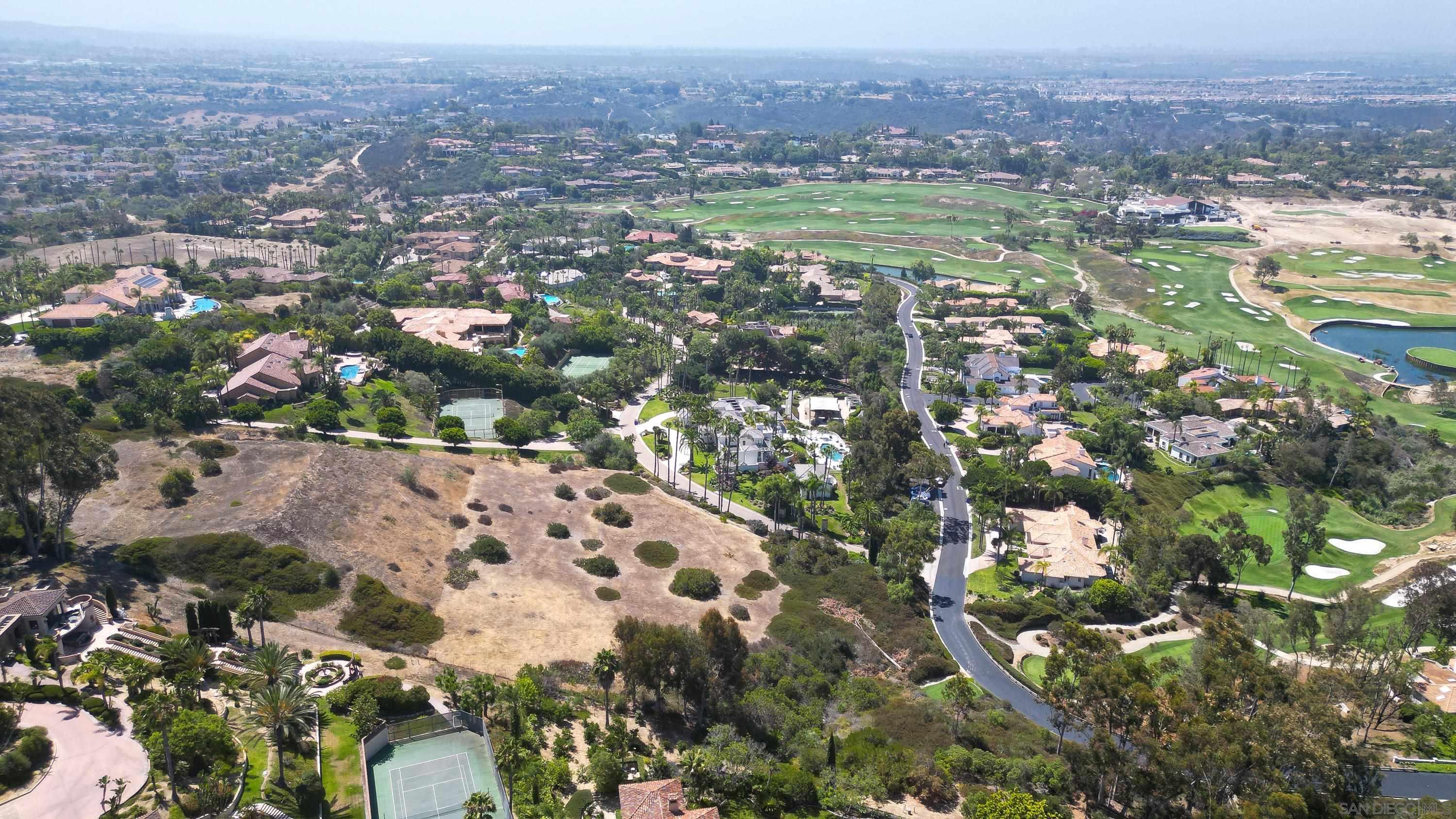 0 Spyglass Lane Rancho Santa Fe, CA 92067 - Photo 9 of 21 an aerial view of residential houses with outdoor space and trees
