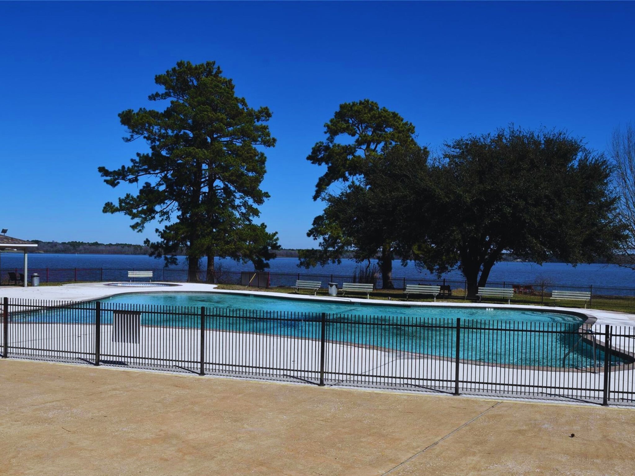 56-58 Cherry Hills Trinity, TX 75862 - Photo 5 of 10 a view of backyard with green space