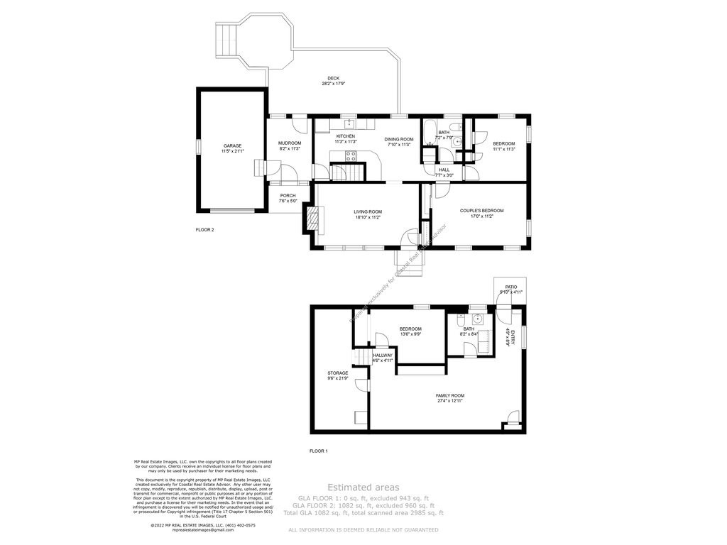 7 George Street Warwick, RI 02888 - Photo 28 of 28 Full Floor Plan
