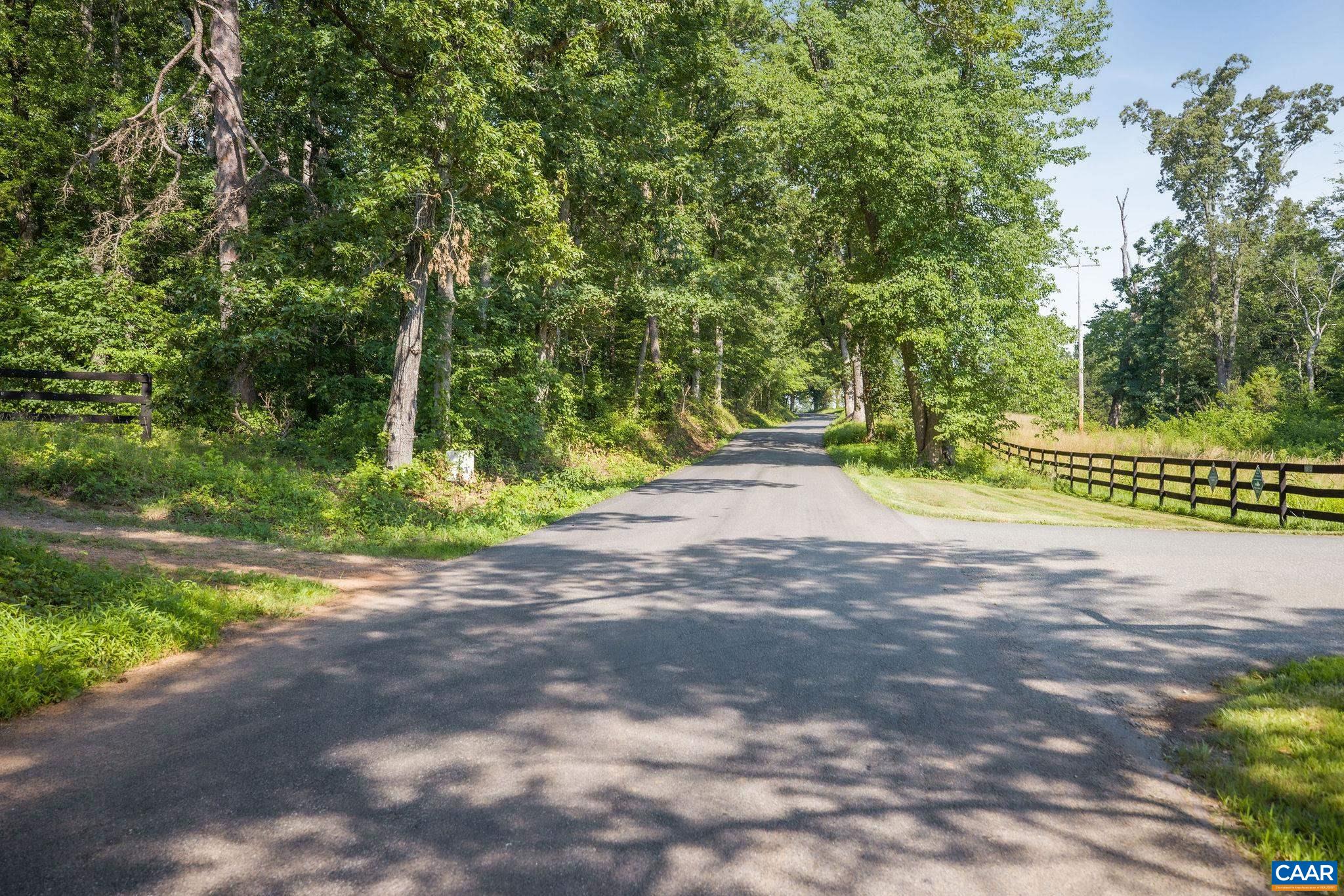 76.99-acres Coles Rolling Road Scottsville, VA 24590 - Photo 33 of 33 a view of a yard with potted plants and large trees