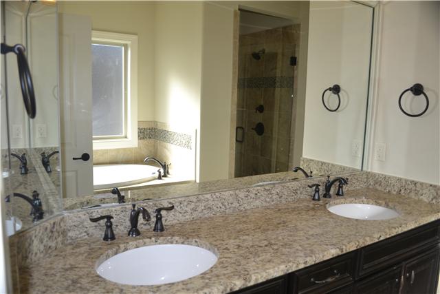 2079 Autumn Ridge Way Spring Hill, TN 37174 - Photo 13 of 19 Master Bath - Double vanity, separate shower, tub w/ privacy glass window.