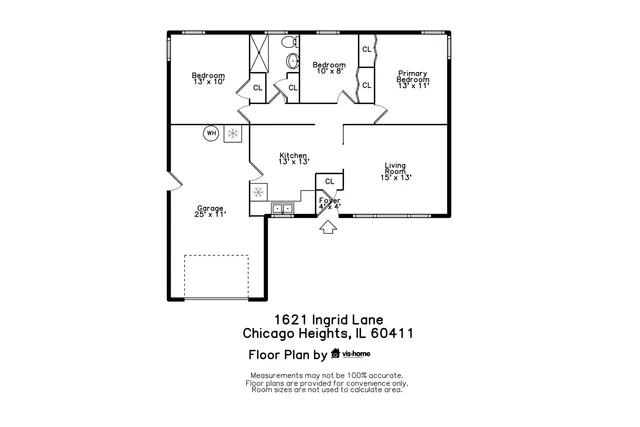 $120,000 | 1621 Ingrid Lane, Chicago Heights, IL 60411