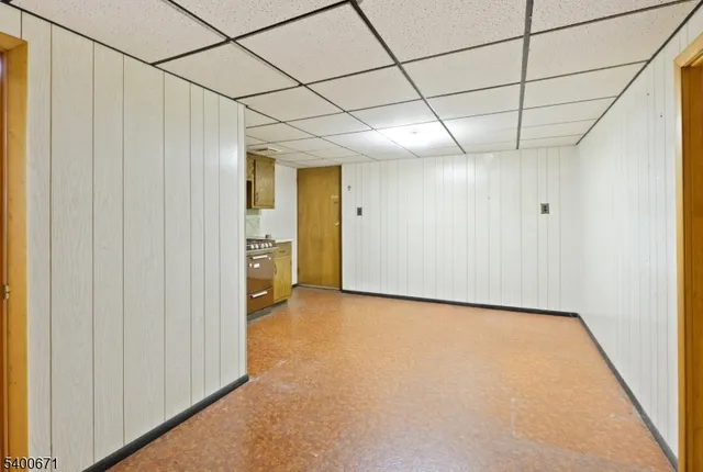 a view of a room with an empty space