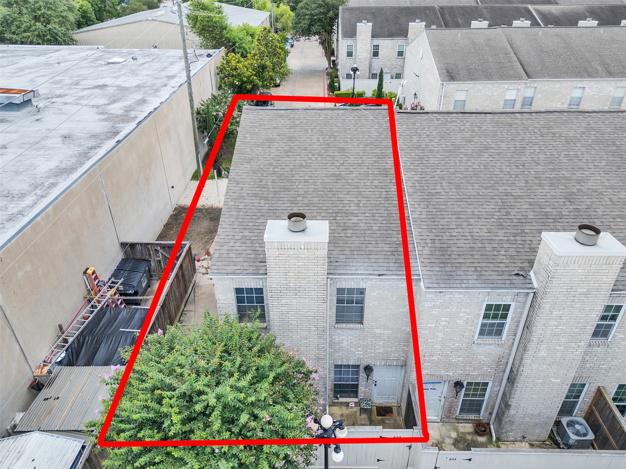 4001 Tanglewilde Street, Unit 605 Houston, TX 77063 - Photo 1 of 29 an aerial view of residential houses with outdoor space