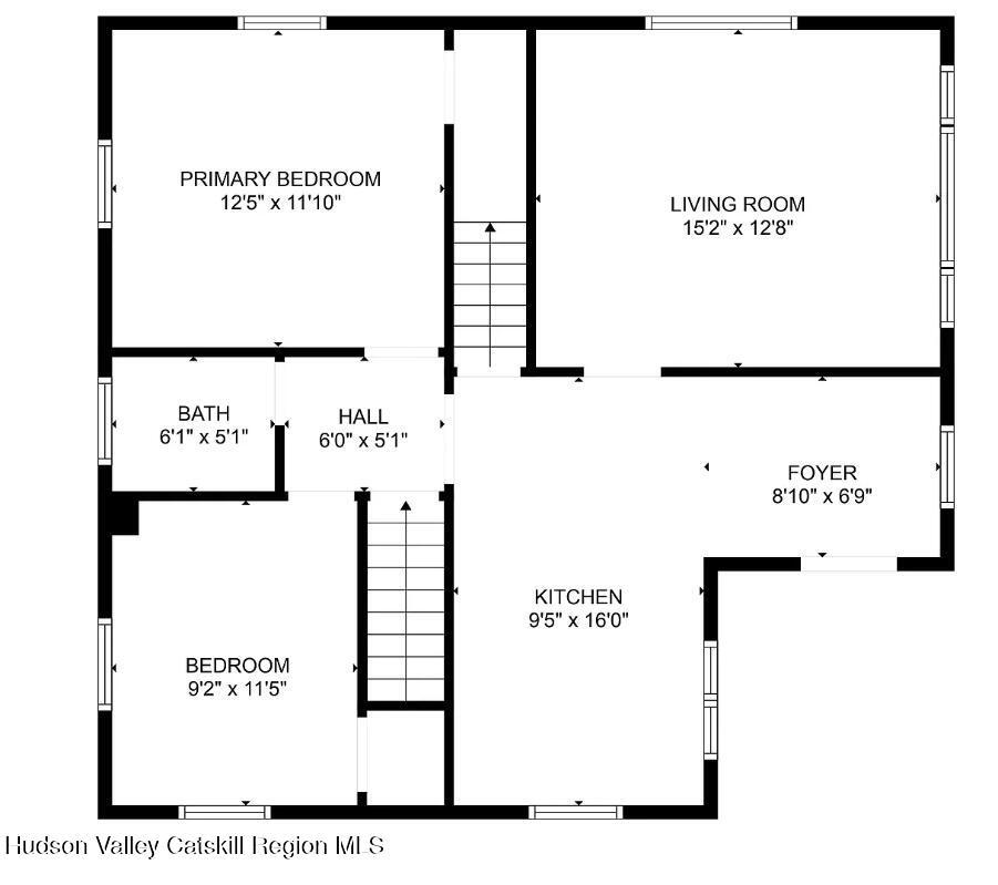 17 Rear Chapel Street, Unit 2 Ellenville, NY 12428 - Photo 20 of 20 17 rear flrplan