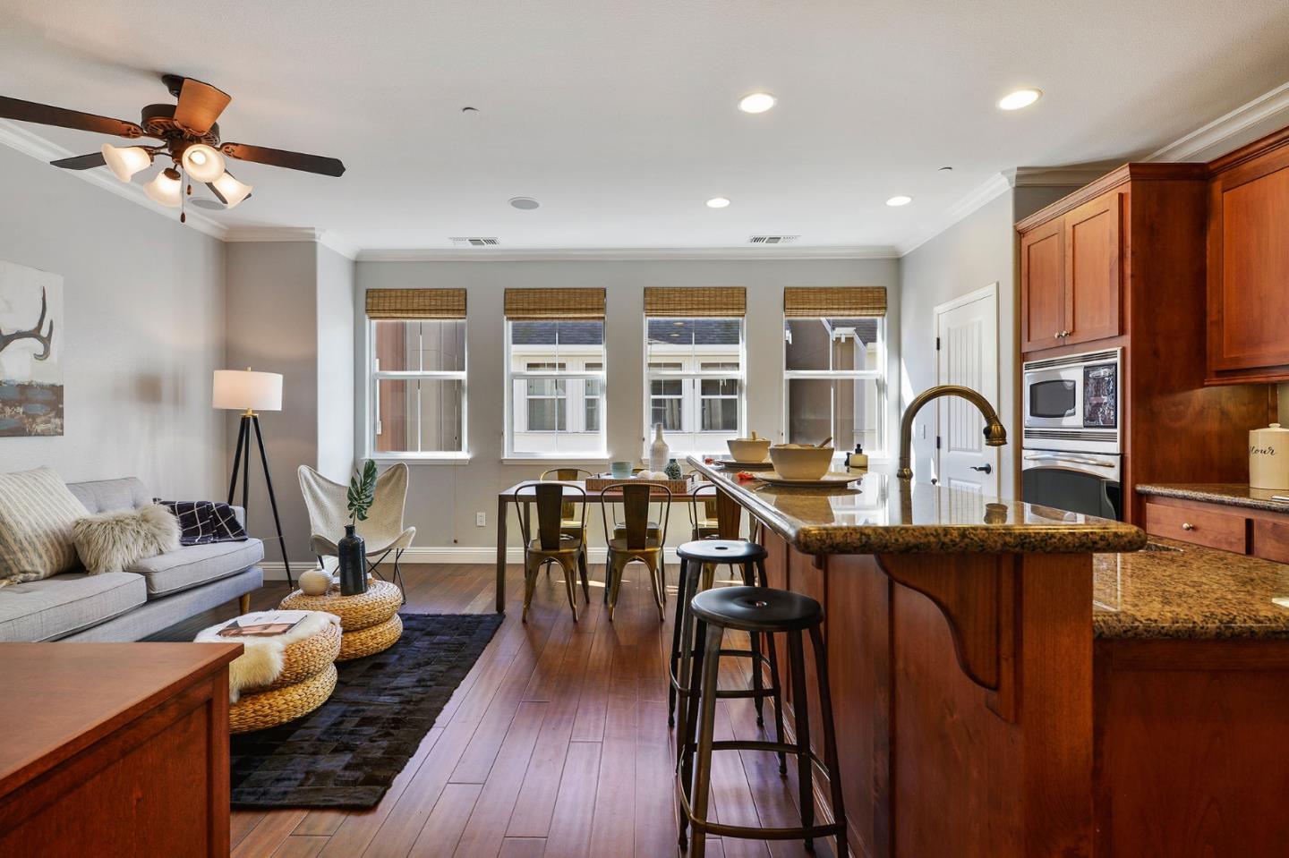 142 Azalea Drive Mountain View, CA 94041 - Photo 6 of 34 a view of a dining room with furniture and chandelier