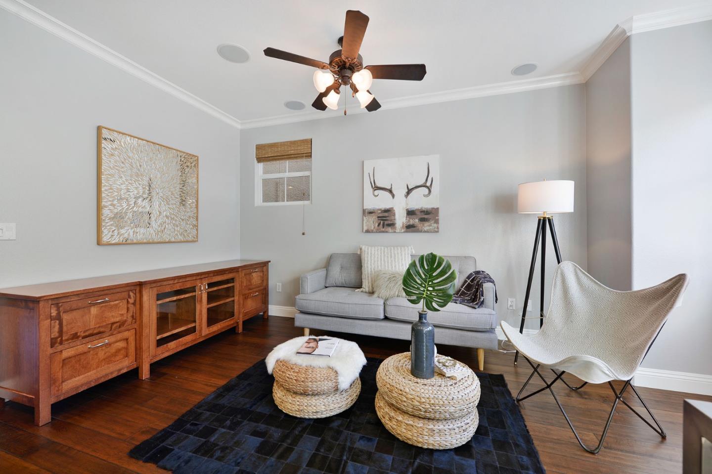 142 Azalea Drive Mountain View, CA 94041 - Photo 7 of 34 a living room with furniture and a wooden floor