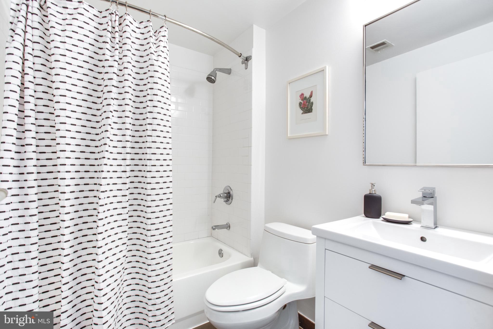 1445 Church Street Northwest, Unit 2 Washington, DC 20005 - Photo 15 of 20 Renovated Bathroom