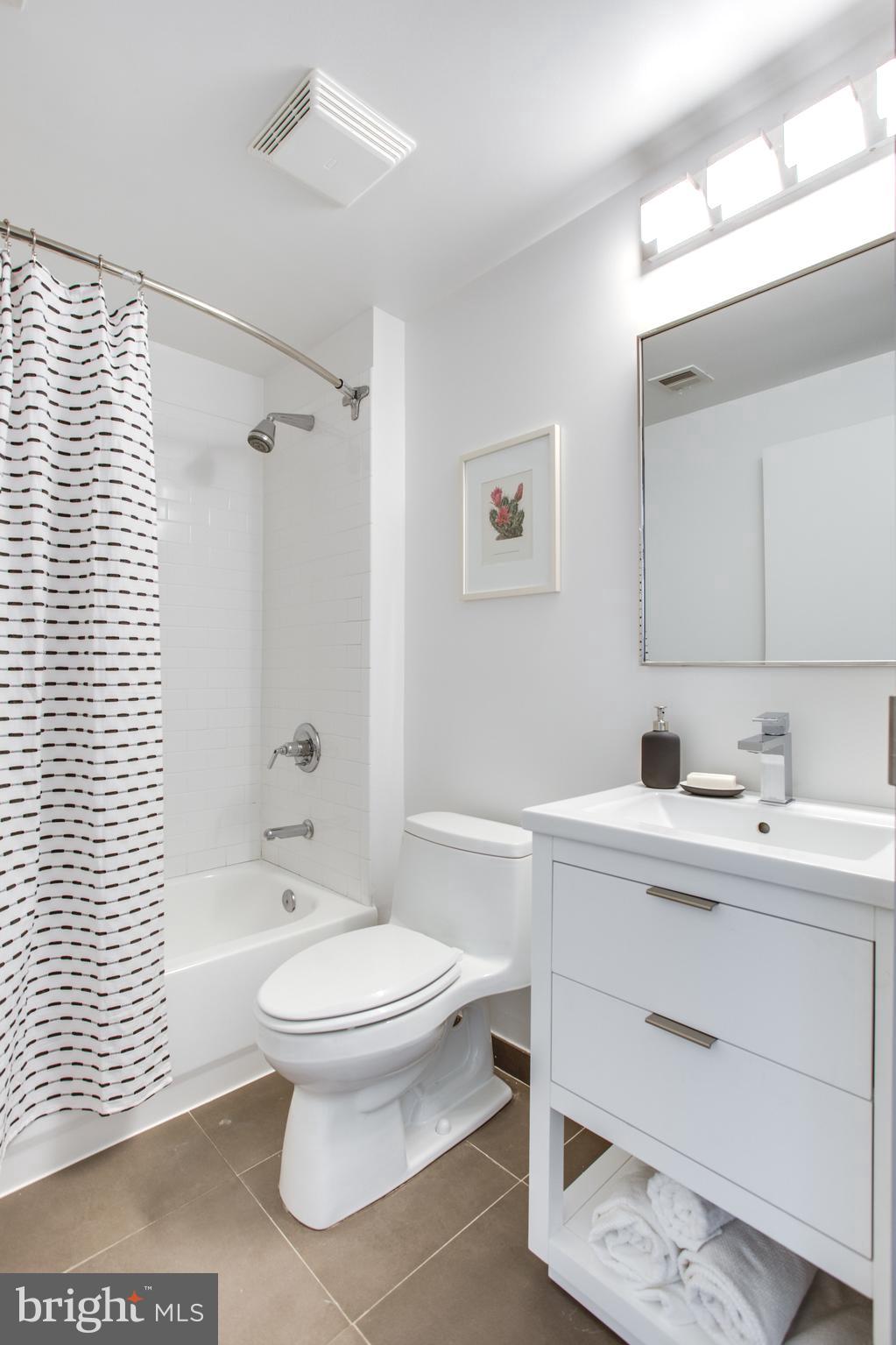 1445 Church Street Northwest, Unit 2 Washington, DC 20005 - Photo 16 of 20 Renovated Bathroom
