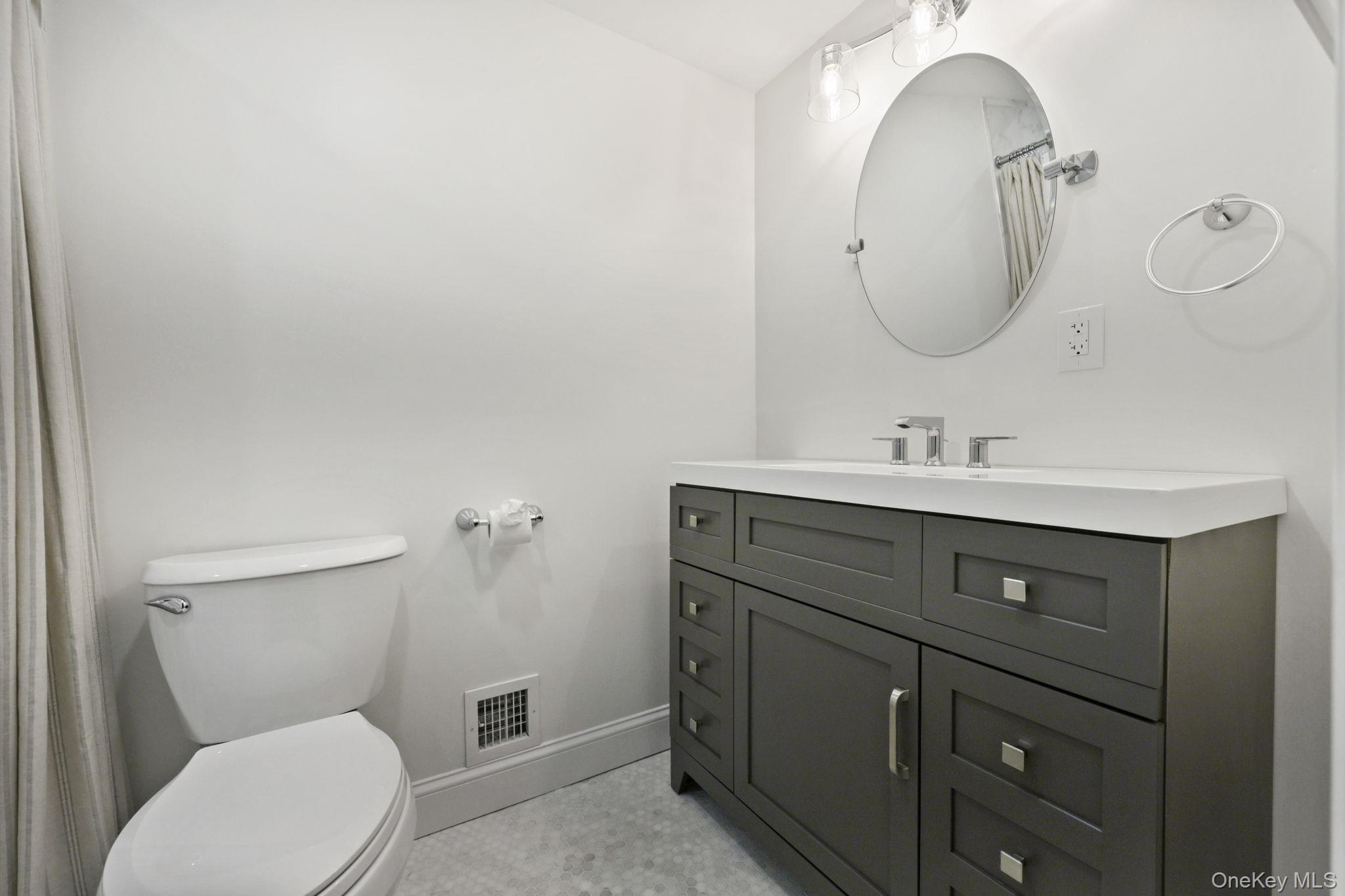 790 Hardscrabble Road Chappaqua, NY 10514 - Photo 23 of 40 Bathroom with vanity and a shower with shower curtain