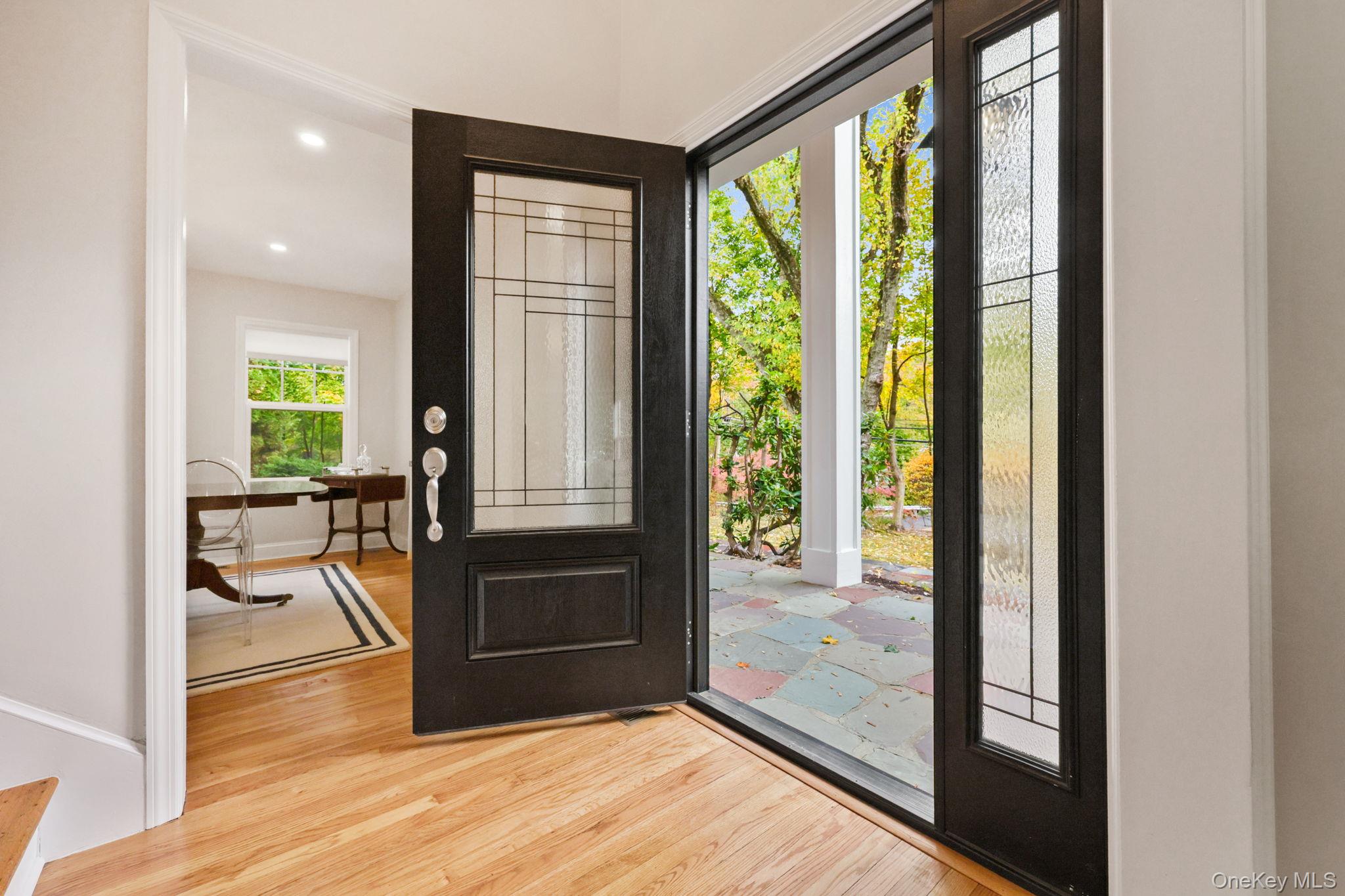 790 Hardscrabble Road Chappaqua, NY 10514 - Photo 4 of 40 Entrance foyer with light wood finished floors and recessed lighting