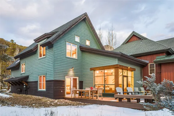 a view of a house with a patio