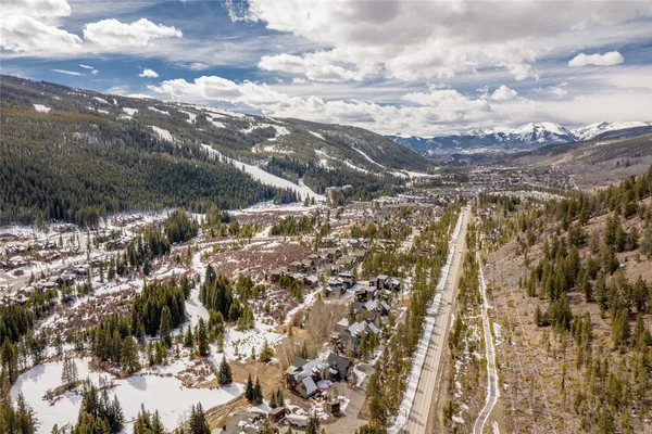 a view of city and mountain