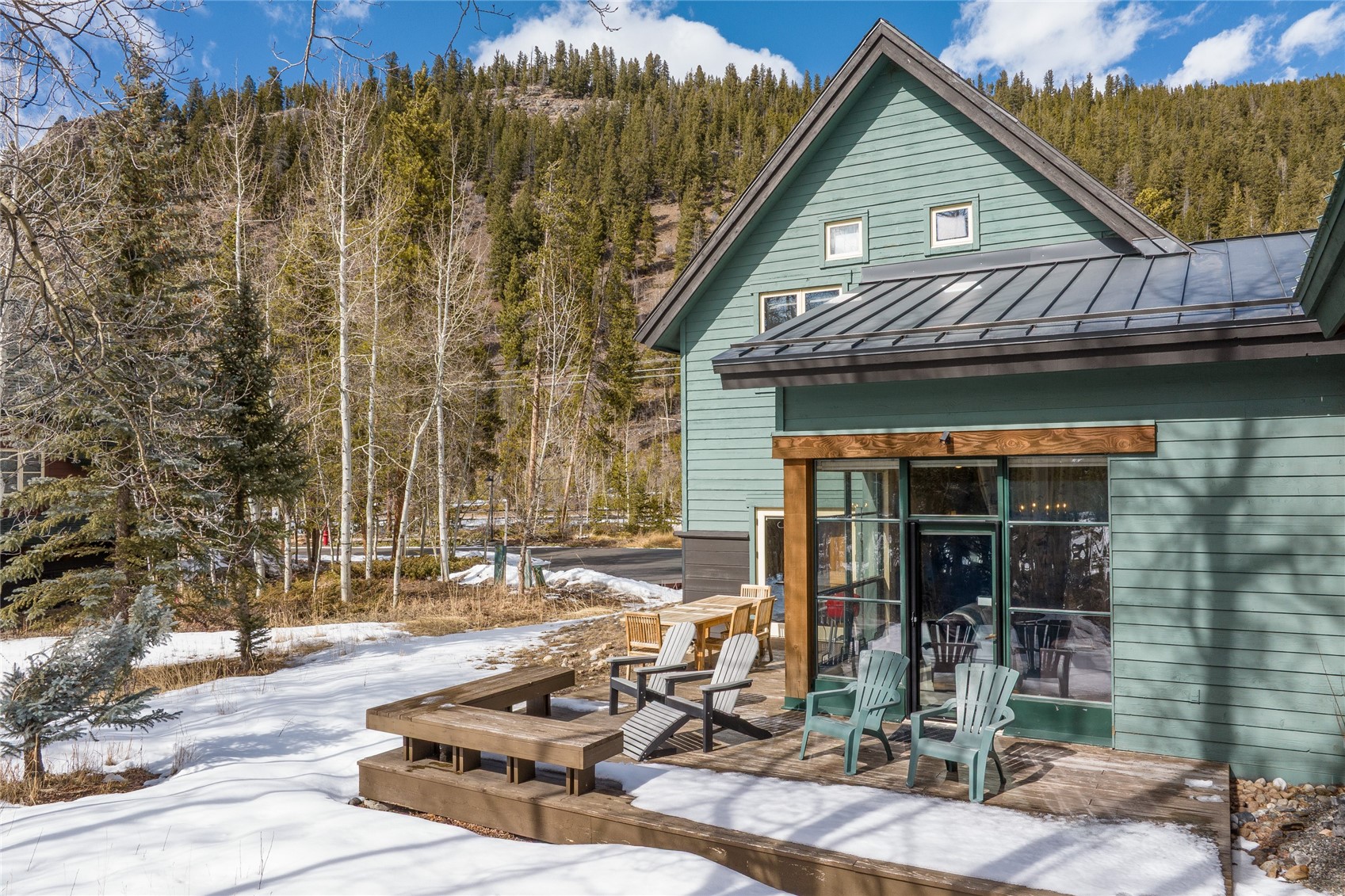 720 Alhambra Road, Unit 8741 Keystone, CO 80435 - Photo 45 of 49 a front view of a house with garden