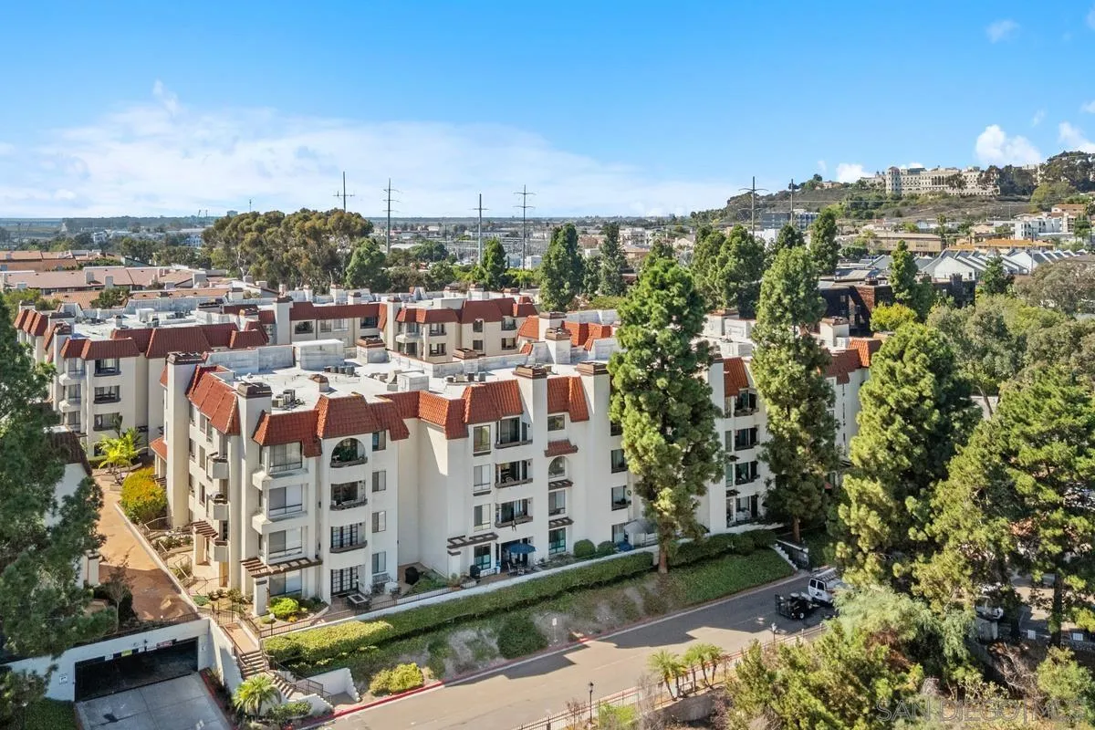 5845 Friars Road, Unit 1201 San Diego, CA 92110 - Photo 41 of 43 a view of a city with tall buildings
