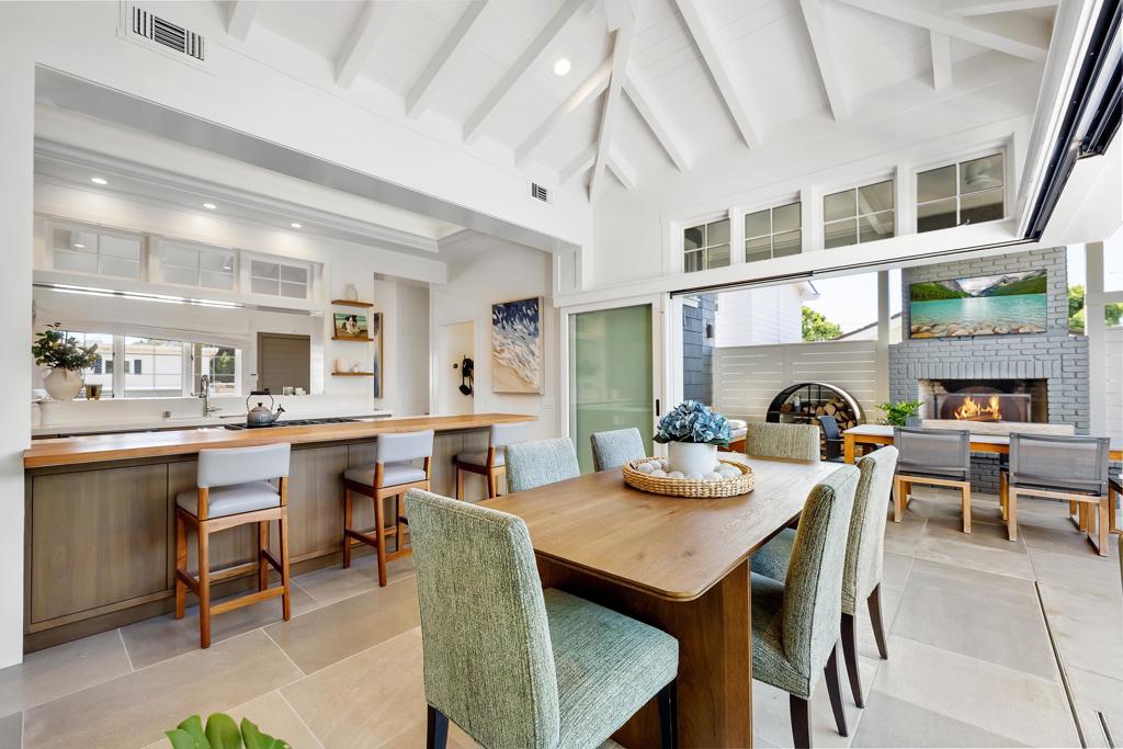 236 24th Street Del Mar, CA 92014 - Photo 12 of 44 a view of a dining room with furniture window and wooden floor