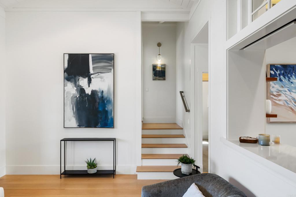 236 24th Street Del Mar, CA 92014 - Photo 21 of 44 a view of entryway and hall with wooden floor