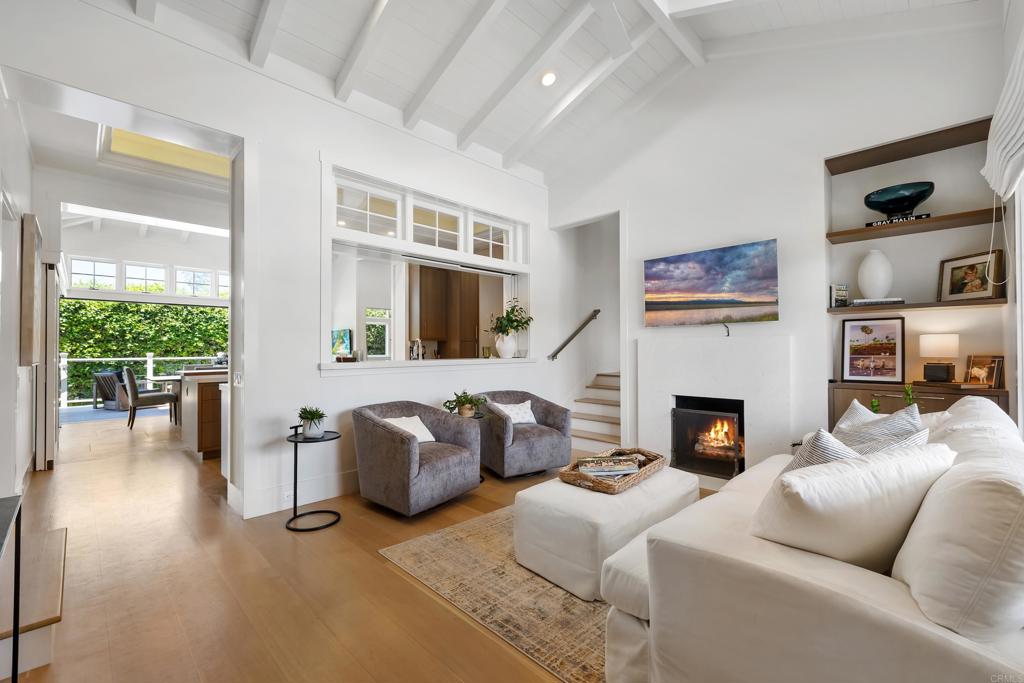 236 24th Street Del Mar, CA 92014 - Photo 3 of 44 a living room with furniture and a fireplace