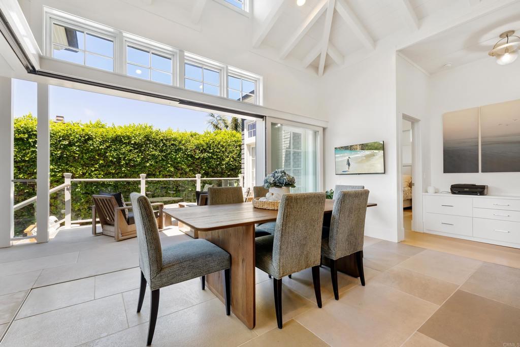 236 24th Street Del Mar, CA 92014 - Photo 9 of 44 a view of a dining room with furniture window and outside view