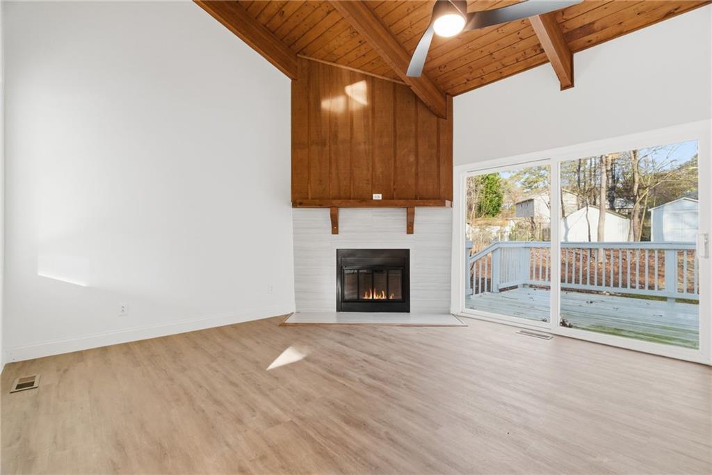 3447 Dry Creek Road Marietta, GA 30062 - Photo 8 of 50 a view of a livingroom with a fireplace and window