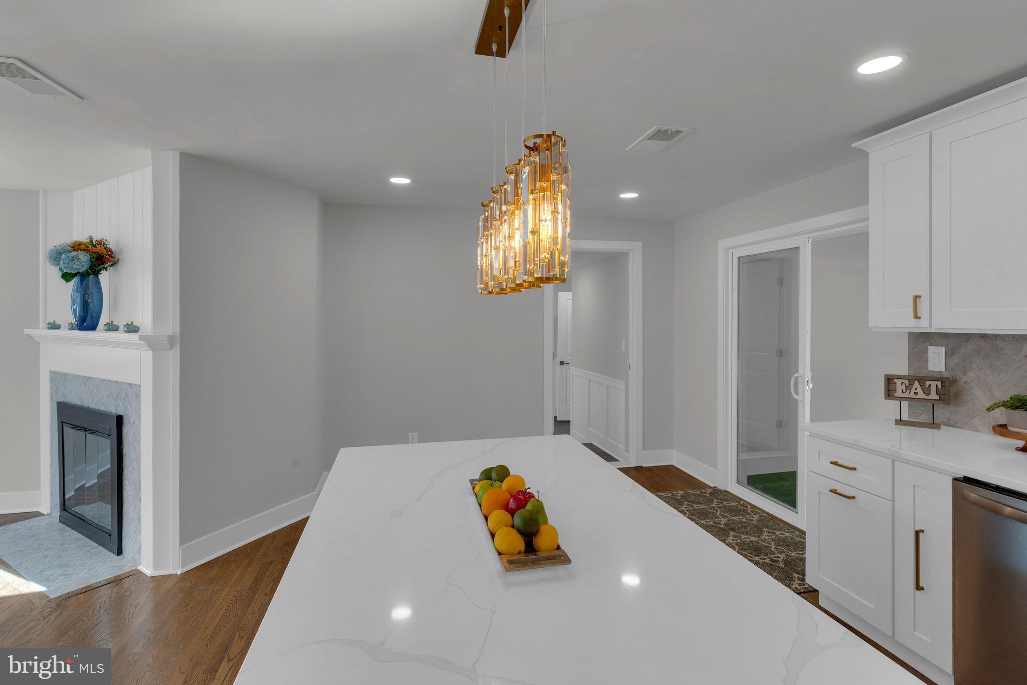 5 Spring Lane Yardley, PA 19067 - Photo 19 of 64 Kitchen island and light fixture