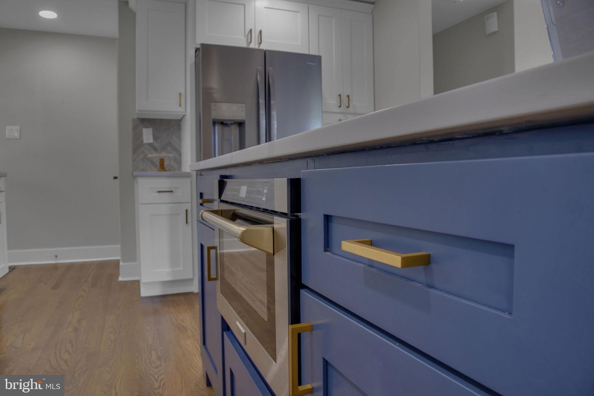 5 Spring Lane Yardley, PA 19067 - Photo 24 of 64 Kitchen island with storage and microwave drawer