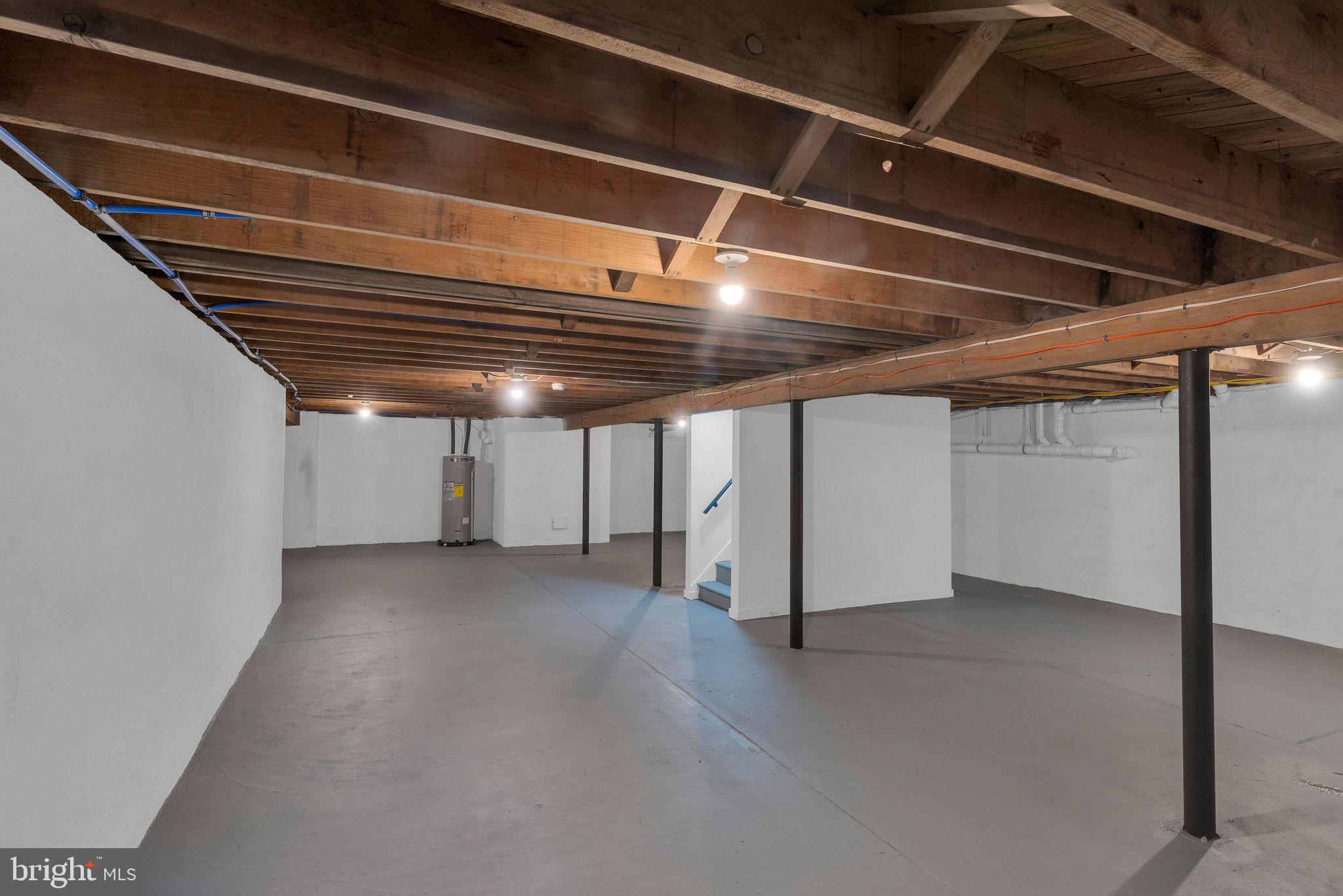 5 Spring Lane Yardley, PA 19067 - Photo 55 of 64 Unfinished basement with water heater