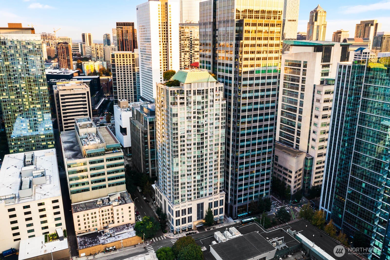 819 Virginia Street, Unit 3303 Seattle, WA 98101 - Photo 26 of 29 a view of a city with tall buildings
