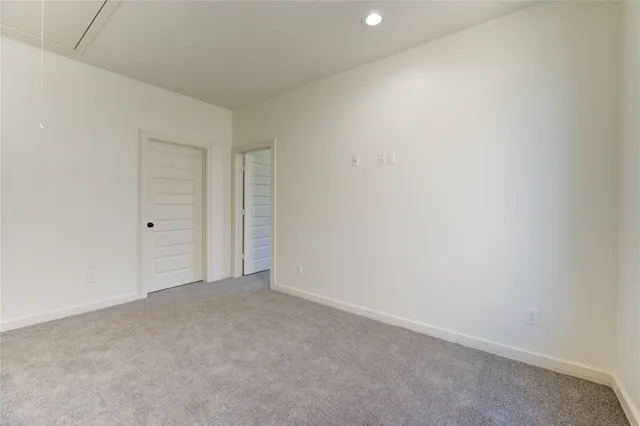 a view of an empty room