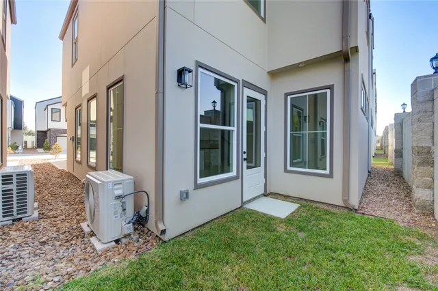 a view of a building with a street