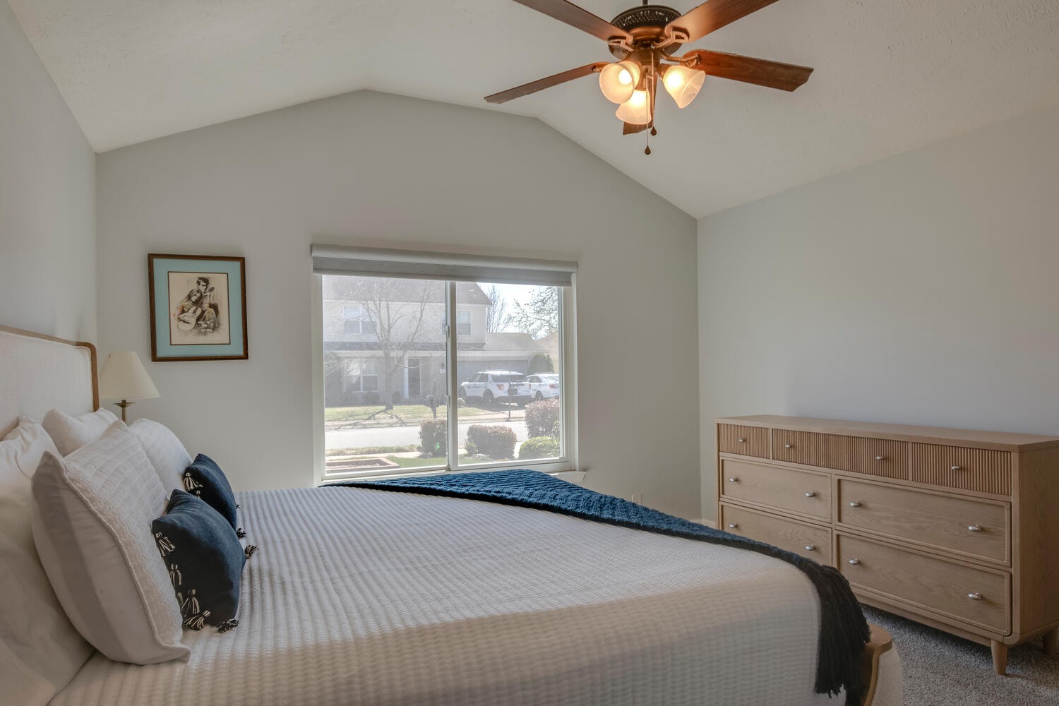 2112 Cason Trail Murfreesboro, TN 37128 - Photo 11 of 25 a bedroom with a bed and a chandelier