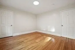 wooden floor in a room