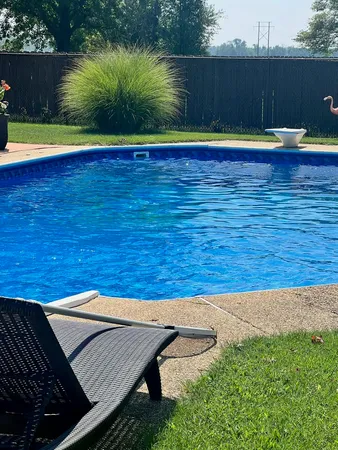 a view of a back yard