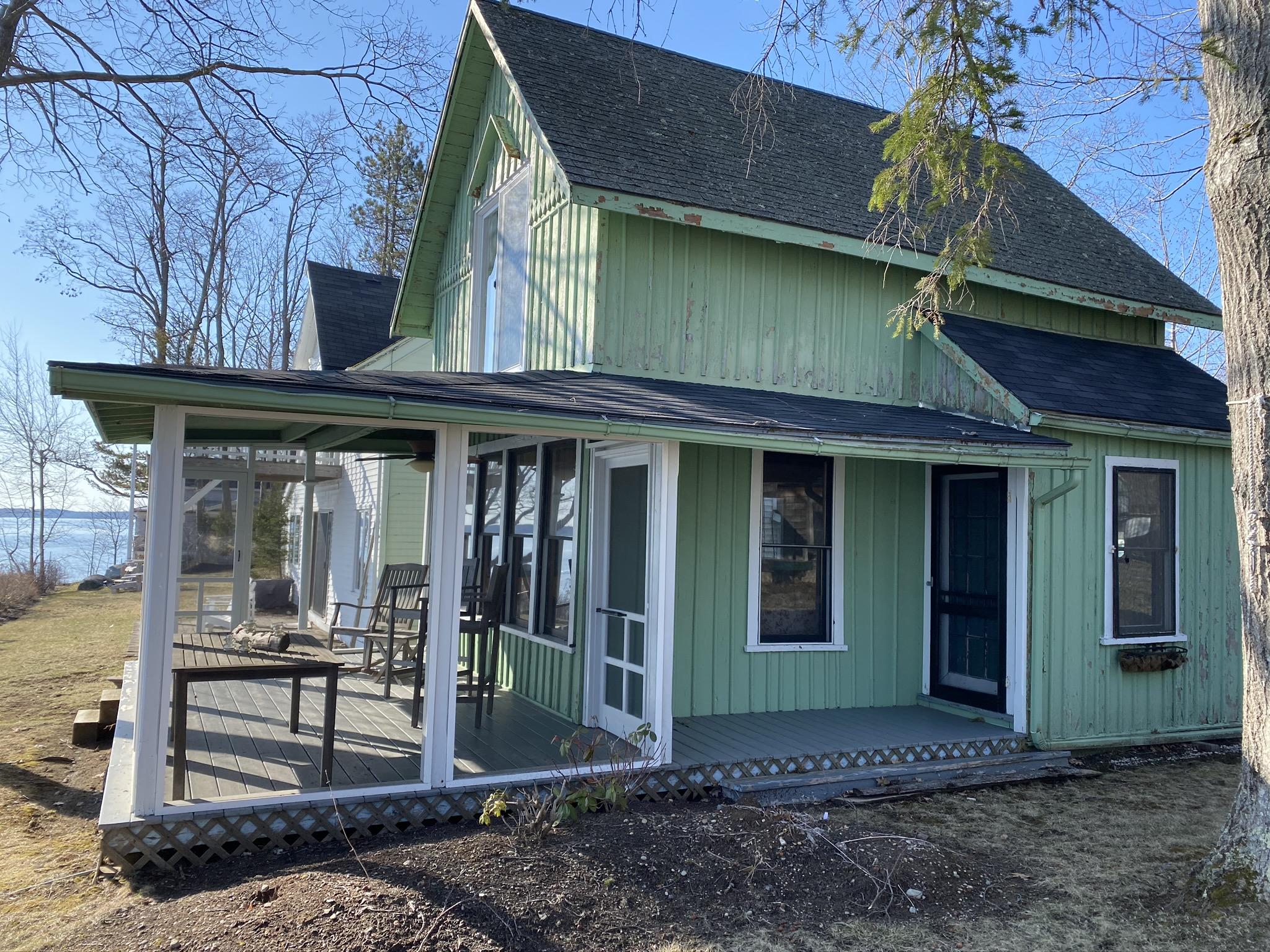 750 Shore Road Northport, ME 04849 - Photo 11 of 31 Green House side w porch