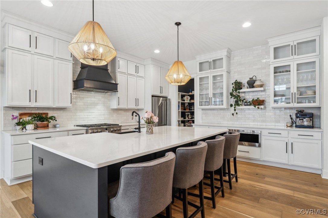 6701 Ruby Hill Road Moseley, VA 23120 - Photo 16 of 50 Designer kitchen is well appointed with ceiling he