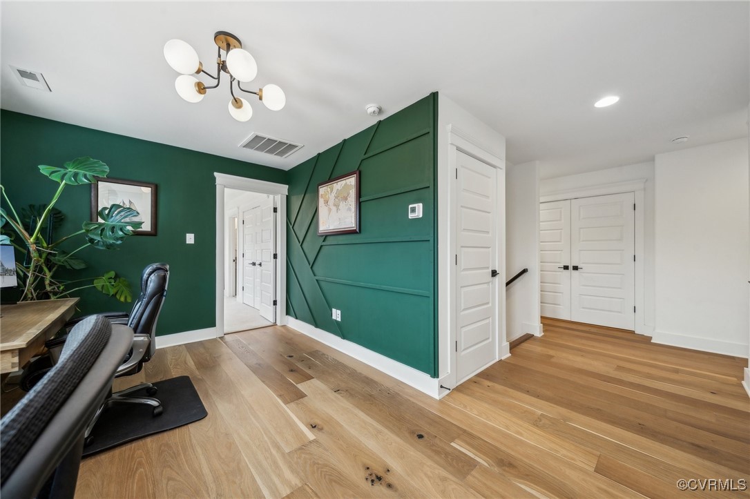 6701 Ruby Hill Road Moseley, VA 23120 - Photo 44 of 50 Custom trim accent wall is another nice touch that