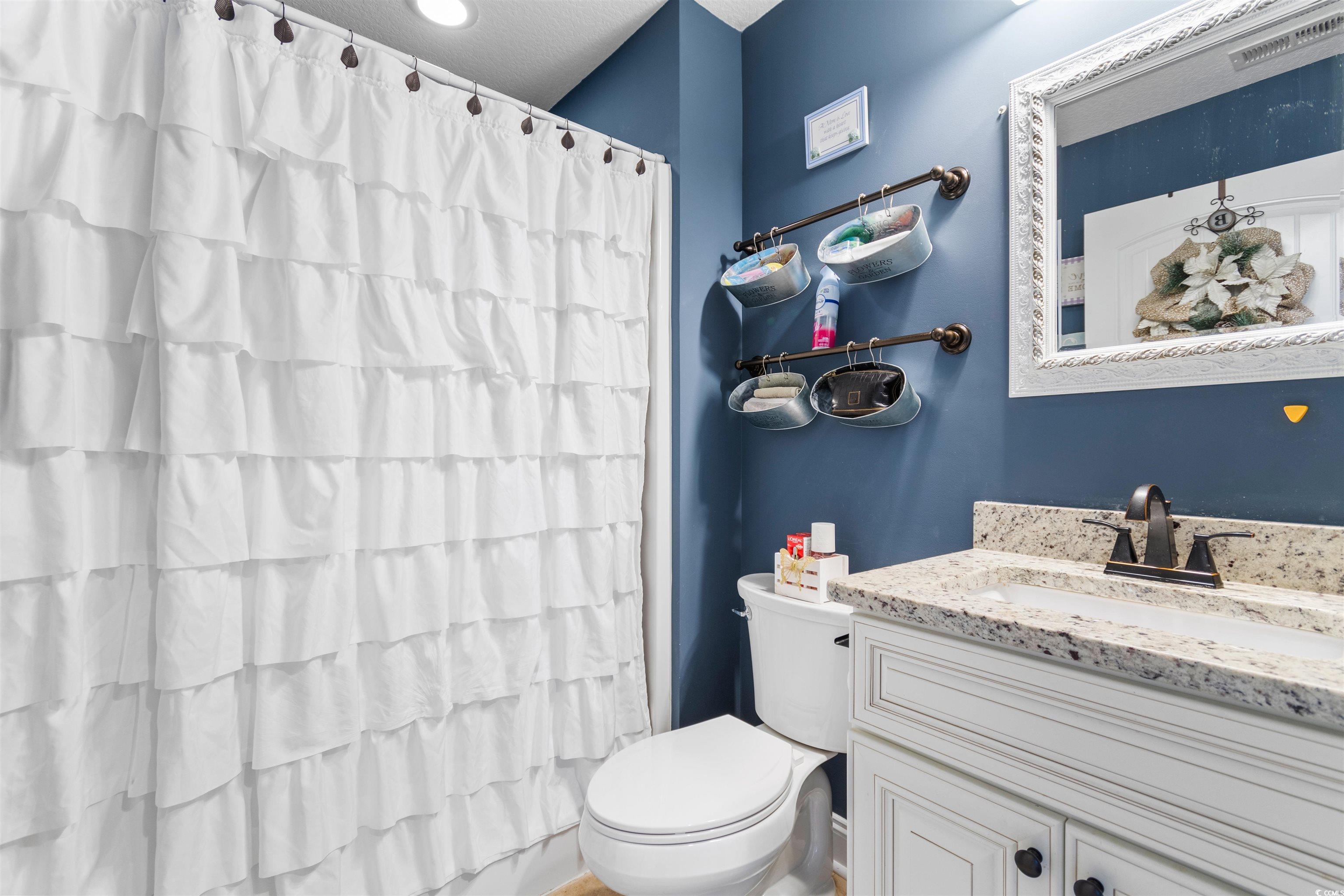 1896 Bud Graham Road Galivants Ferry, SC 29544 - Photo 26 of 36 Bathroom with toilet and vanity