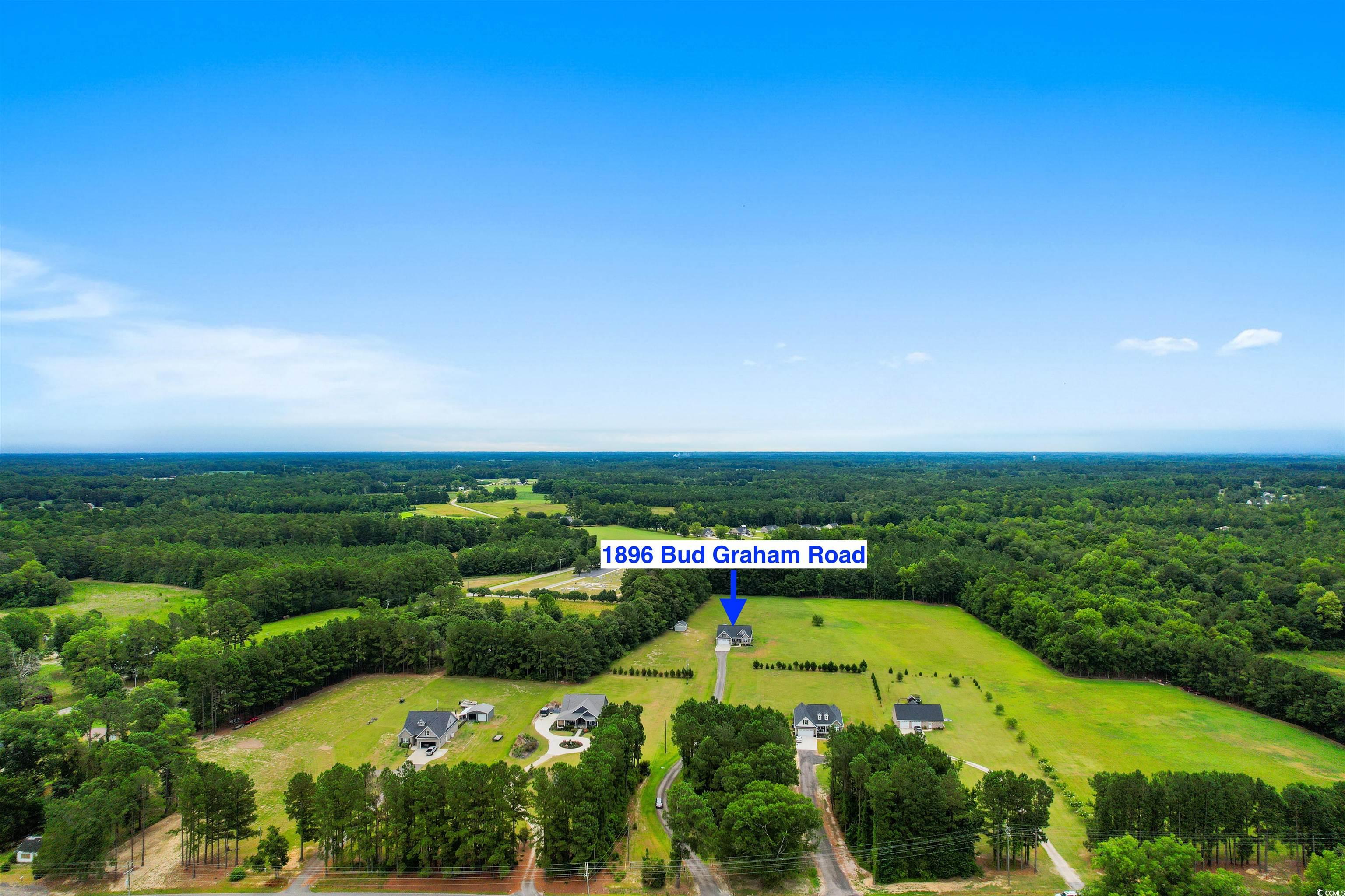 1896 Bud Graham Road Galivants Ferry, SC 29544 - Photo 36 of 36 Birds eye view of property