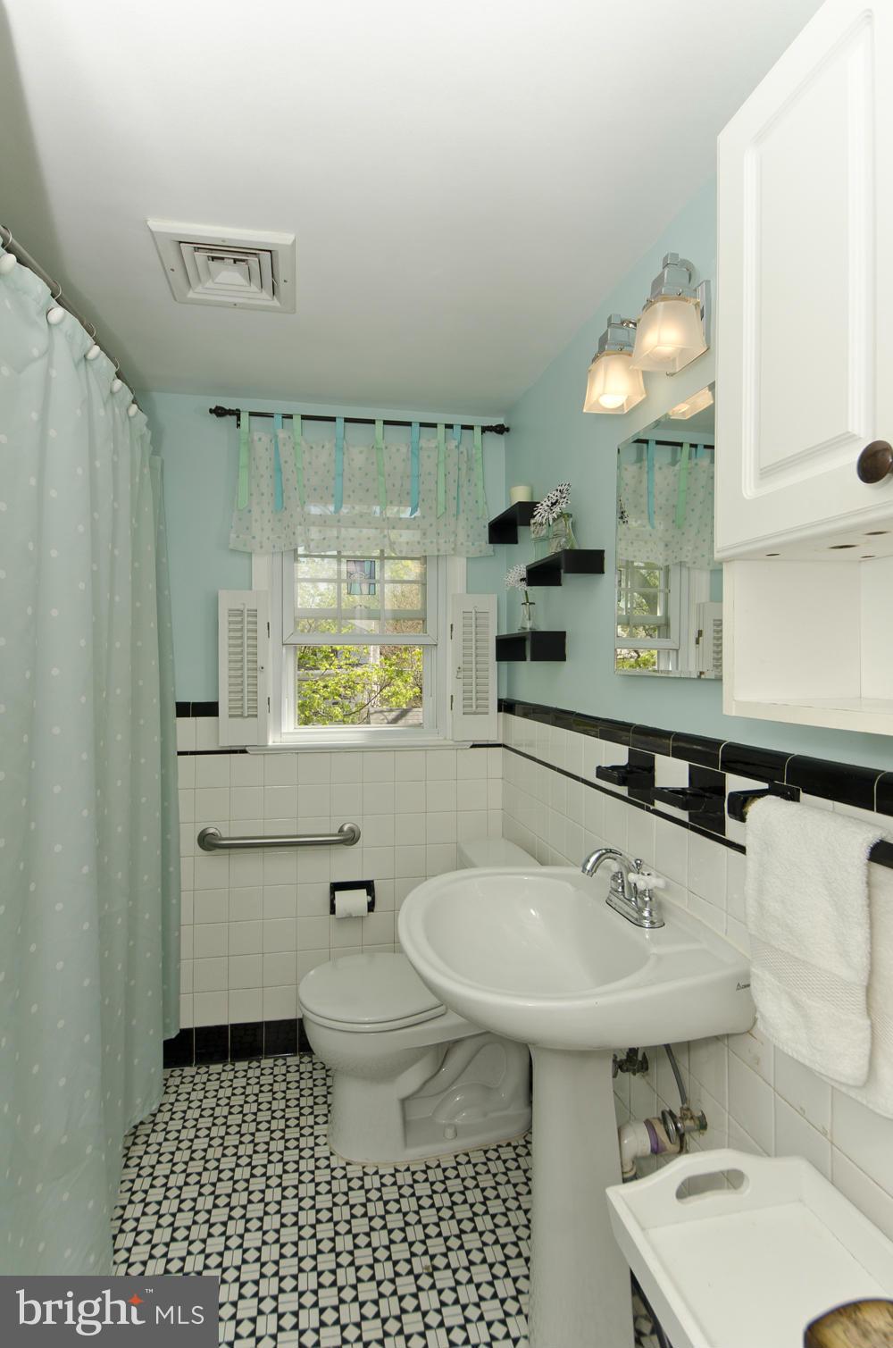 5700 25th Road North Arlington, VA 22207 - Photo 19 of 29 a bathroom with a sink toilet and a mirror