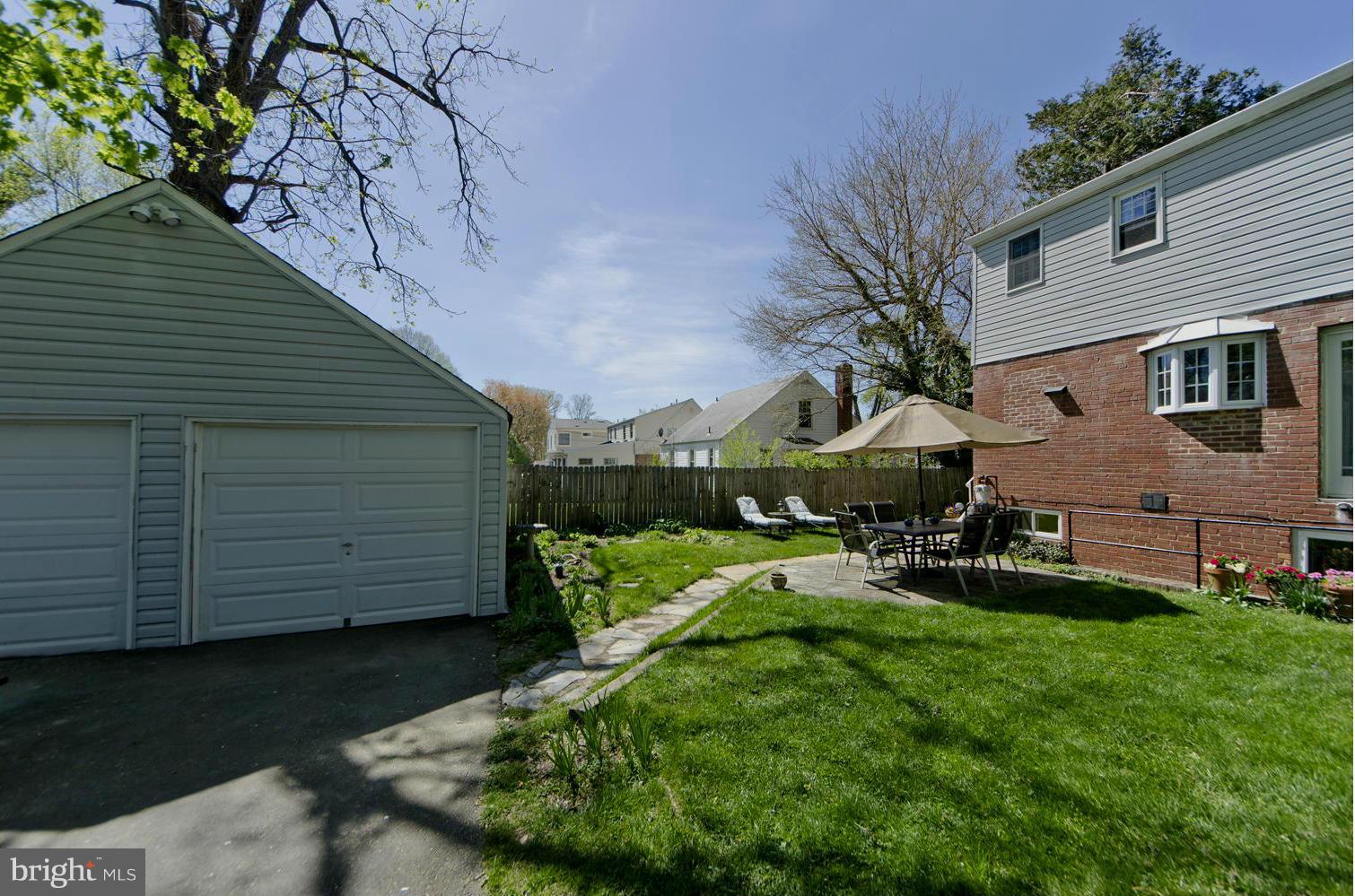 5700 25th Road North Arlington, VA 22207 - Photo 27 of 29 a view of backyard with a garden and plants