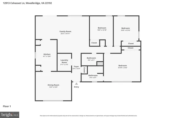 $515,888 | 12913 Cohasset Lane, Woodbridge, VA 22192