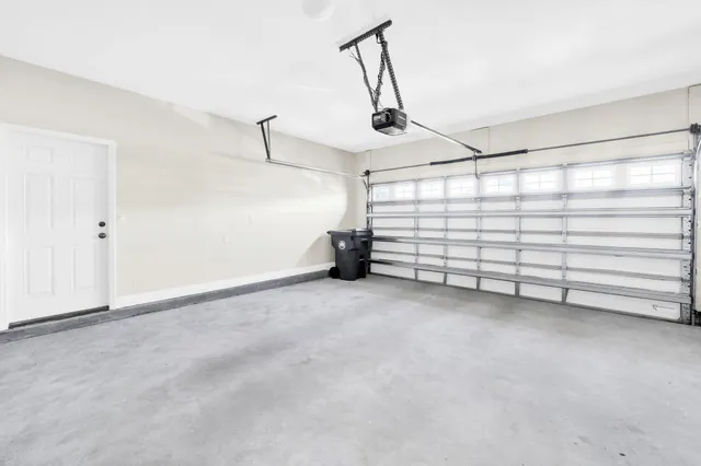 a view of a room with an empty space