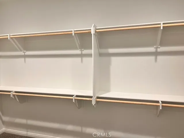 a close view of closet