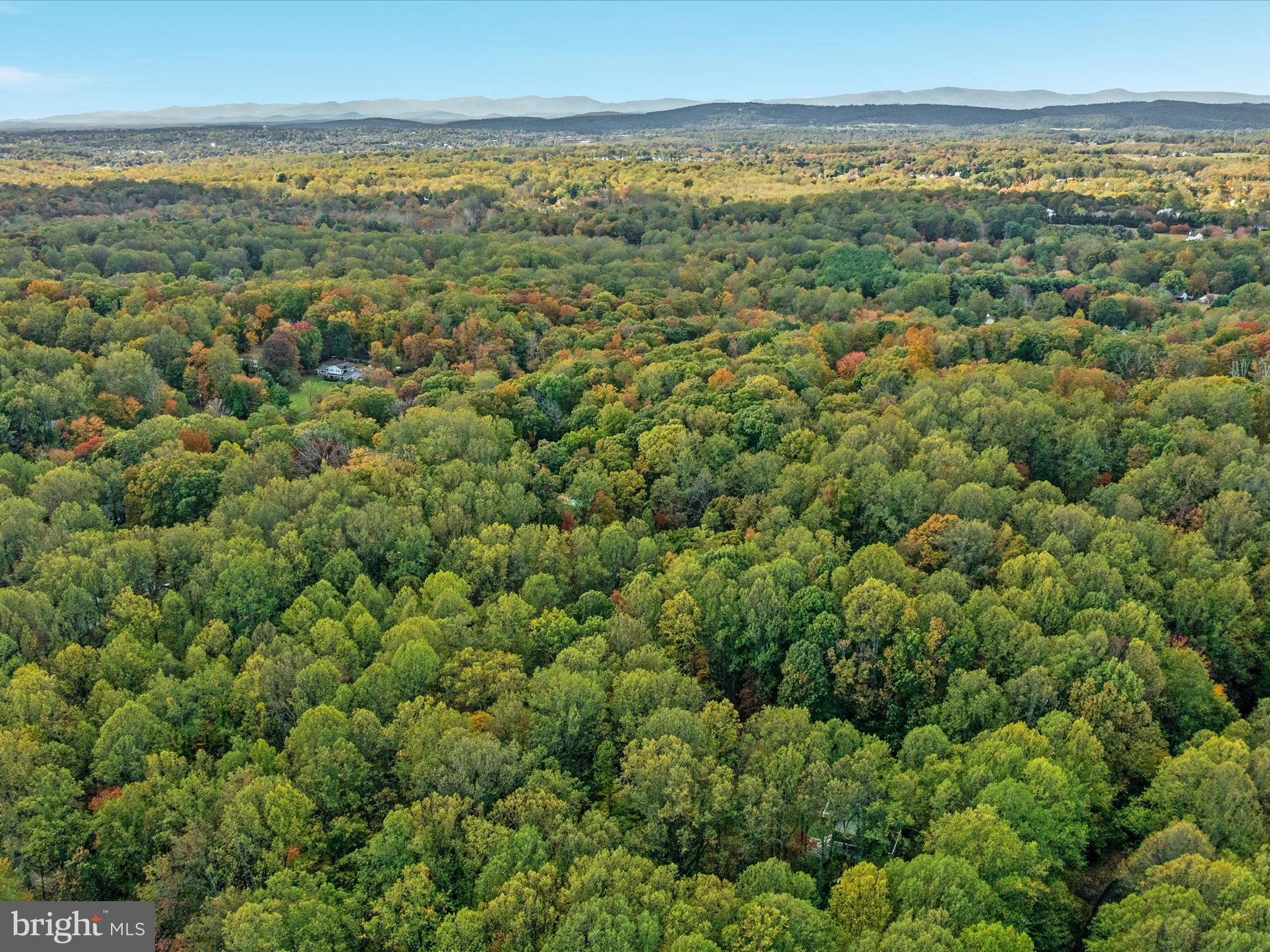 7261 Baldwin Ridge Road Warrenton, VA 20187 - Photo 64 of 76 an aerial view of residential houses with outdoor space and trees