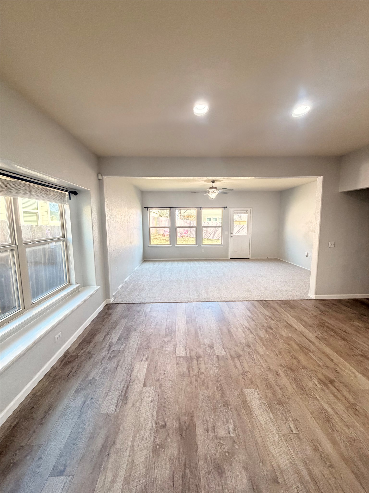 10204 Pinnacle Crest Loop Austin, TX 78747 - Photo 17 of 17 Dining room with open floor plan for entertaining, light wood-type flooring, and recessed lighting